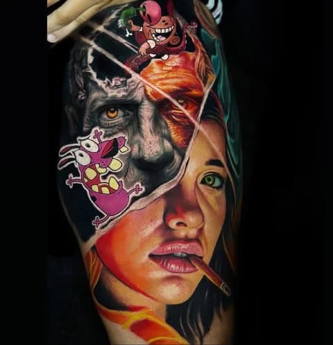 Tattoo style: Blackwork Abstract