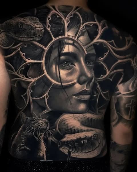 Tattoo style: Medusa Power