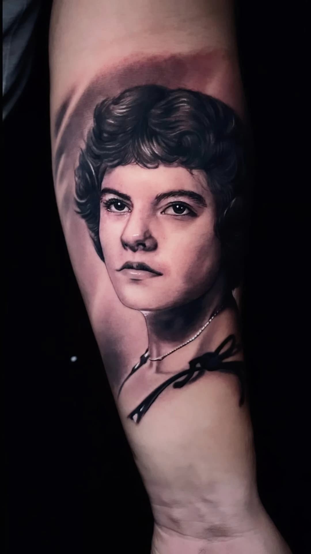 Tattoo style: Black & White Portrait